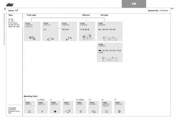 DINEX 374000034 Система випуску ОГ