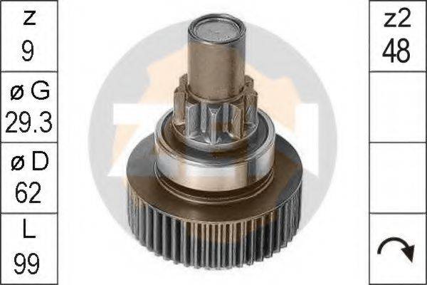 ERA 225357 Привід із механізмом вільного ходу, стартер