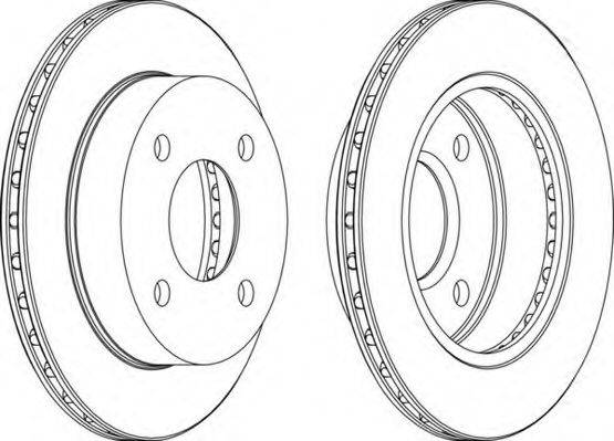 NECTO WN791 гальмівний диск