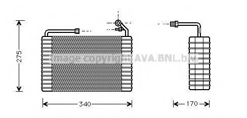 AVA QUALITY COOLING CTV001 Випарник, кондиціонер