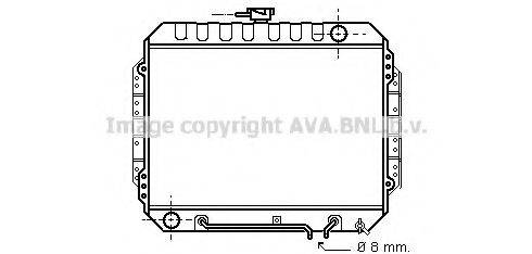 AVA QUALITY COOLING IS2014 Радіатор, охолодження двигуна