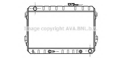 AVA QUALITY COOLING TO2102 Радіатор, охолодження двигуна