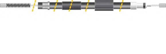 MGA KC4317 Трос, стоянкова гальмівна система