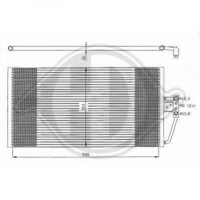 DIEDERICHS 8122302 Конденсатор, кондиціонер