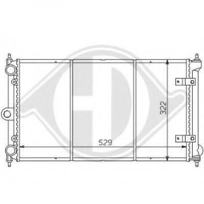 DIEDERICHS 8138177 Радіатор, охолодження двигуна