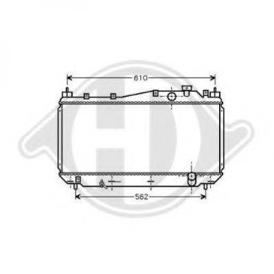 DIEDERICHS 8520802 Радіатор, охолодження двигуна