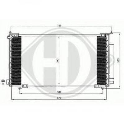 DIEDERICHS 8528100 Конденсатор, кондиціонер