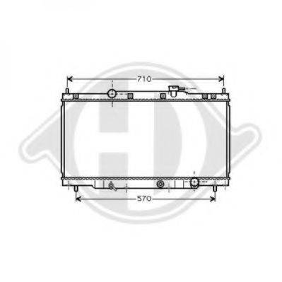 DIEDERICHS 8528105 Радіатор, охолодження двигуна