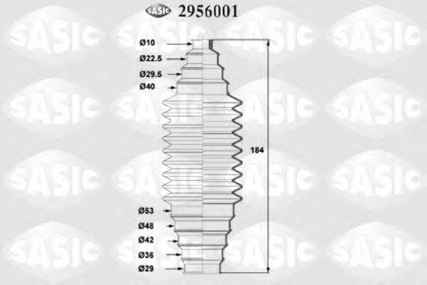 SASIC 2956001 Пильовик, рульове управління