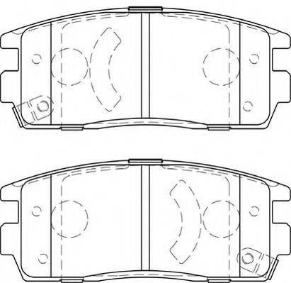 DURON DBP251935 Комплект гальмівних колодок, дискове гальмо