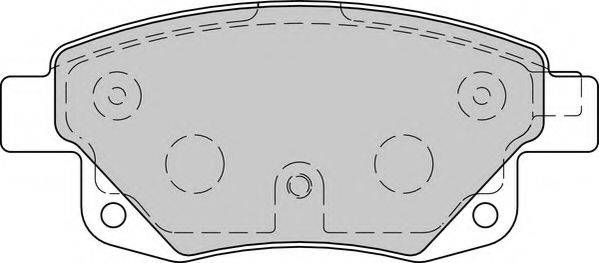 DURON DBP241930 Комплект гальмівних колодок, дискове гальмо