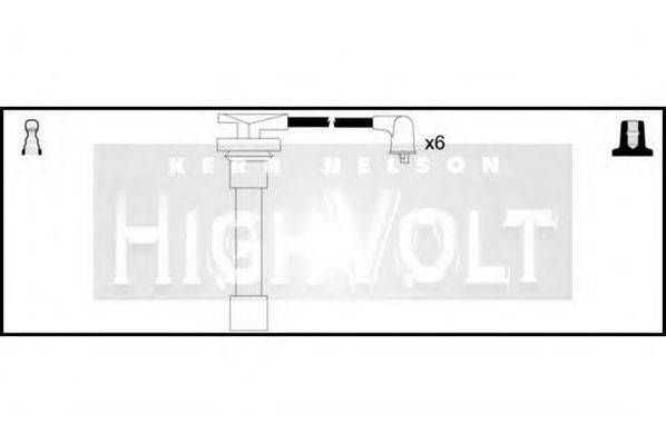 STANDARD OEF741 Комплект дротів запалювання