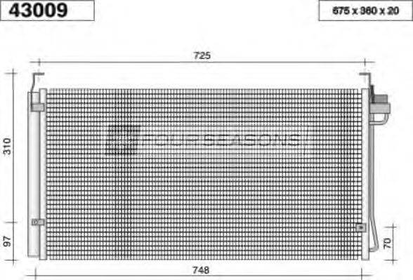 STANDARD F443009 Конденсатор, кондиціонер
