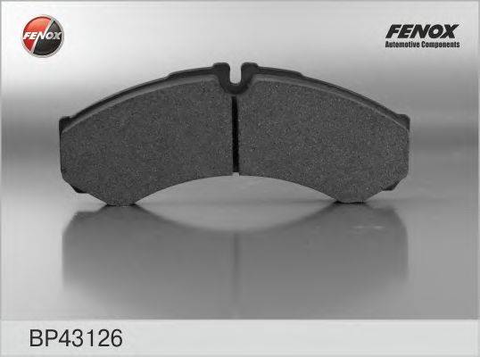 FENOX BP43126 Комплект гальмівних колодок, дискове гальмо