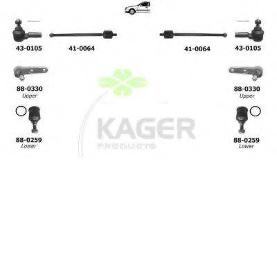 KAGER 800547 Підвіска колеса