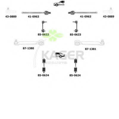 KAGER 801060 Підвіска колеса