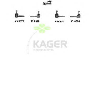 KAGER 801315 Підвіска колеса