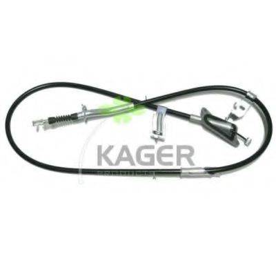 KAGER 196345 Трос, стоянкова гальмівна система