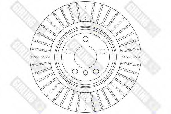 GIRLING 6063115 гальмівний диск