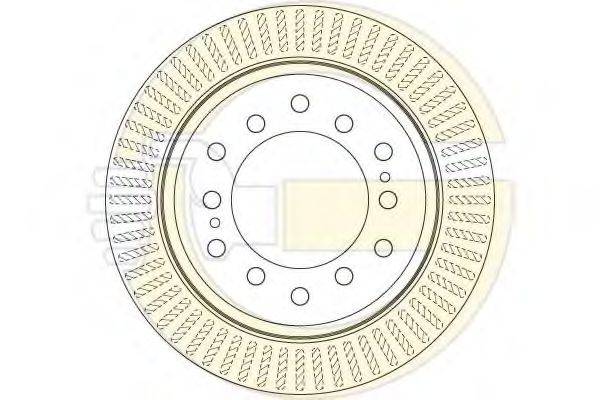 GIRLING 6063422 гальмівний диск