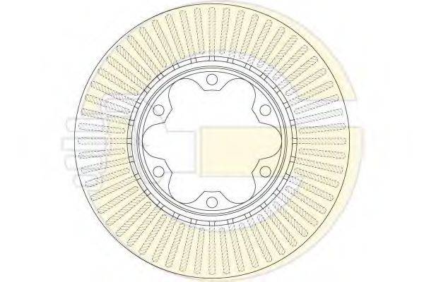 GIRLING 6064811 гальмівний диск