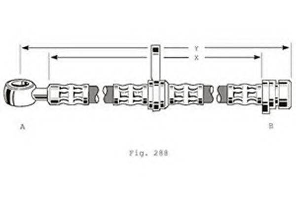 GIRLING 9004197 Гальмівний шланг