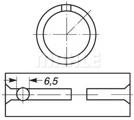 VW 026 105 431 Втулка підшипника, шатун