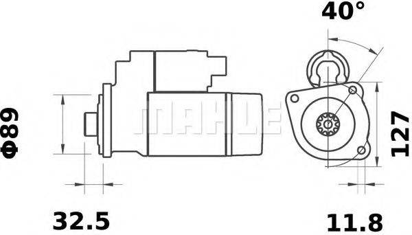PERKINS 3218968 Стартер