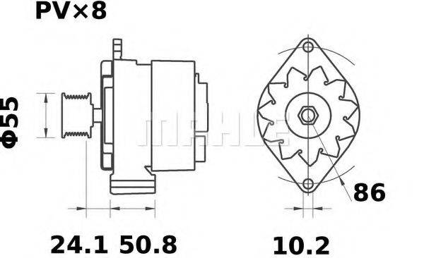 DELCO REMY 860000 Генератор