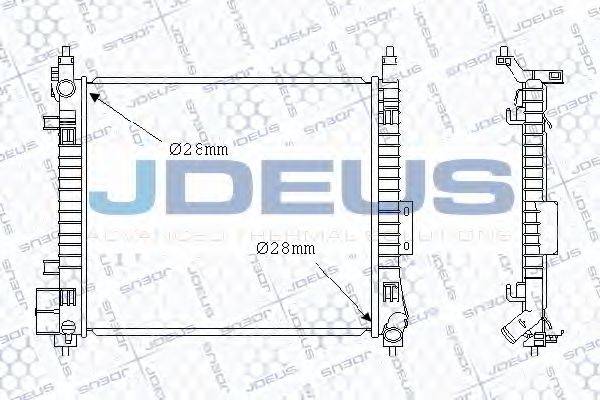 JDEUS 019M77 Радіатор, охолодження двигуна