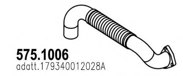 ASSO 5751006 Труба вихлопного газу