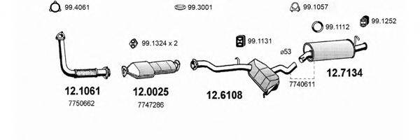 ASSO ART0618 Система випуску ОГ