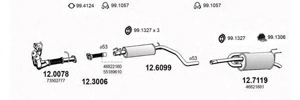 ASSO ART0767 Система випуску ОГ