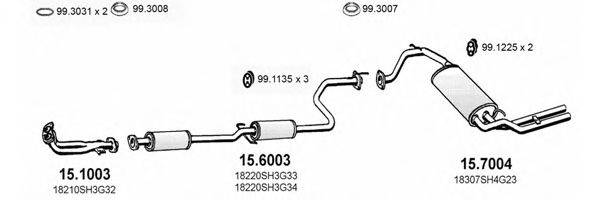 ASSO ART1141 Система випуску ОГ