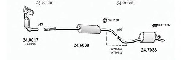ASSO ART2747 Система випуску ОГ