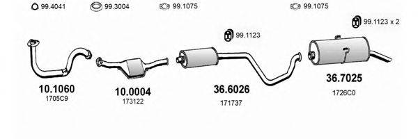 ASSO ART1902 Система випуску ОГ
