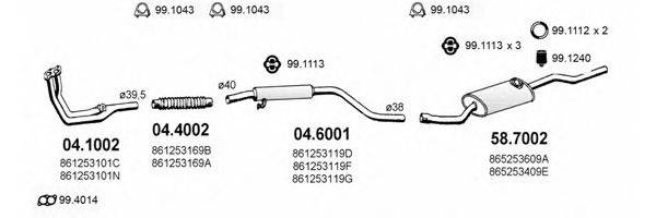 ASSO ART2619 Система випуску ОГ
