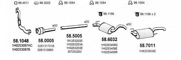 ASSO ART2710 Система випуску ОГ