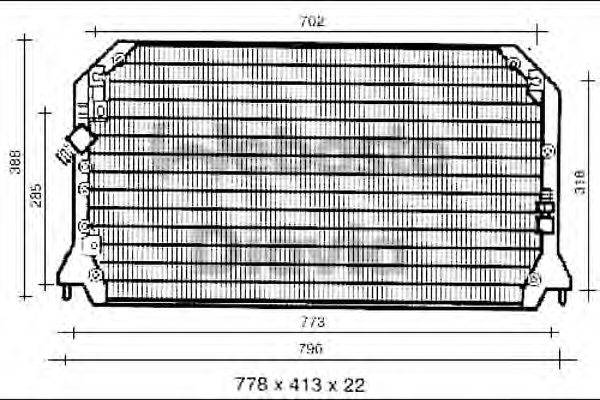 WEBASTO TSP0225309 Конденсатор, кондиціонер