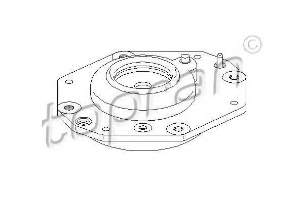 TOPRAN 720267 Опора стійки амортизатора