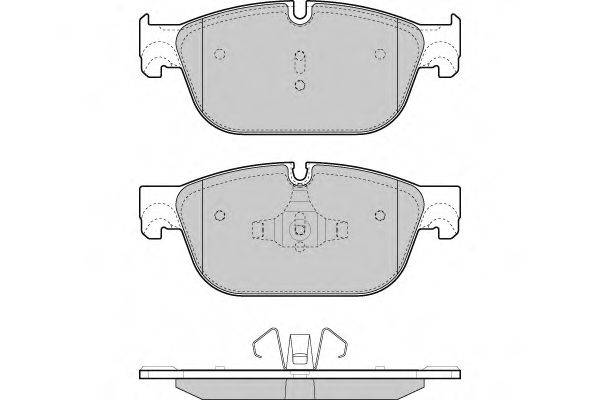 E.T.F. 121432 Комплект гальмівних колодок, дискове гальмо