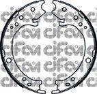 CIFAM 153161K Комплект гальмівних колодок, стоянкова гальмівна система