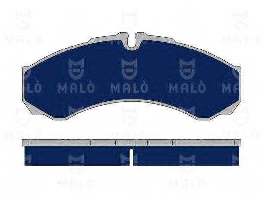 MALO 1050077 Комплект гальмівних колодок, дискове гальмо