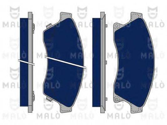 MALO 1050143 Комплект гальмівних колодок, дискове гальмо