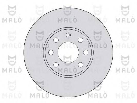MALO 1110176 гальмівний диск