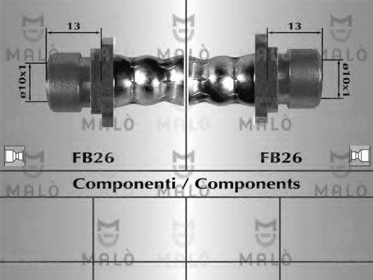 MALO 80978 Гальмівний шланг