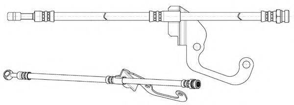 CEF 511955 Гальмівний шланг
