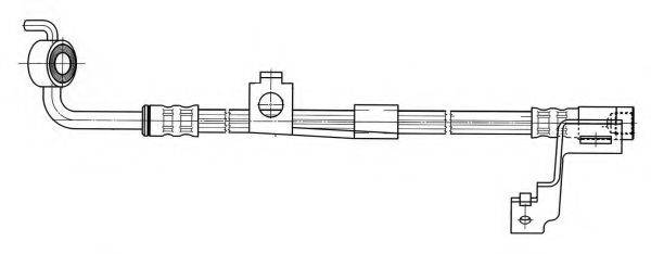 CEF 512136 Гальмівний шланг