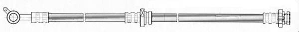 CEF 512501 Гальмівний шланг