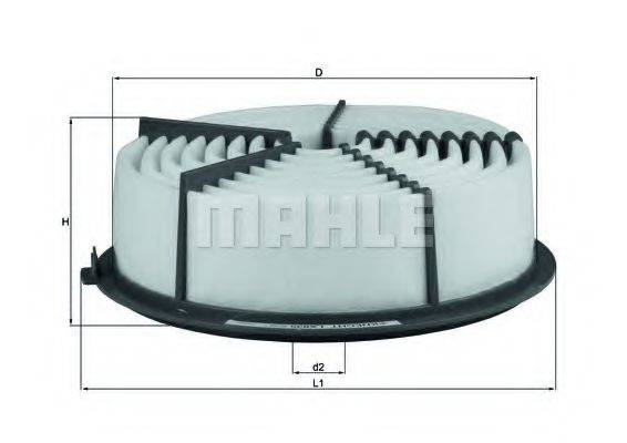 KNECHT LX835 Повітряний фільтр